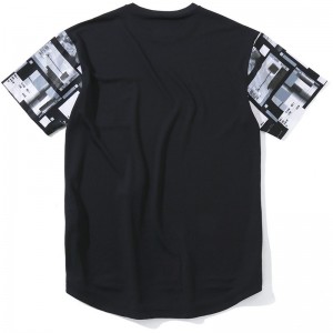 spalding(スポルディング)Tシャツ デジタルコラージュポケットバスケット 半袖Tシャツ(smt23011-1000)