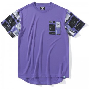 spalding(スポルディング)Tシャツ デジタルコラージュポケットバスケット 半袖Tシャツ(smt23011-9200)