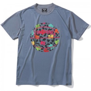spalding(スポルディング)Tシャツ MTV レオパード ボールプリバスケット 半袖Tシャツ(smt23029m-2600)