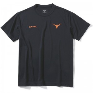 spalding(スポルディング)Tシャツ テキサス ホーン プリントバスケット 半袖Tシャツ(smt23042tx-1000)