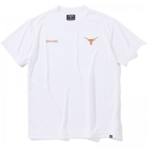 spalding(スポルディング)Tシャツ テキサス ホーン プリントバスケット 半袖Tシャツ(smt23042tx-2000)