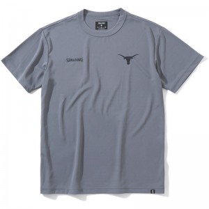 spalding(スポルディング)Tシャツ テキサス ホーン プリントバスケット 半袖Tシャツ(smt23042tx-2600)
