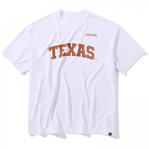 spalding(スポルディング)Tシャツ テキサス レタードバスケット 半袖Tシャツ(smt23044tx-2000)