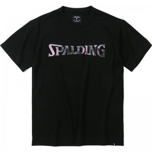 spalding(スポルディング)Tシャツ ウォールペイント ロゴバスケット 半袖Tシャツ(smt23114-1000)