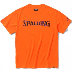 spalding(スポルディング)Tシャツ オーバーラップド カモ ロゴバスケット半袖 Tシャツ(smt24004-7600)