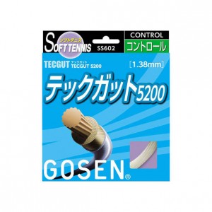 ゴーセン GOSENテックガット テックガット 5200ナチュラルテニスソフト ガット(SS602NA)