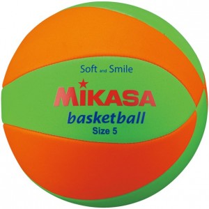 ミカサ mikasaスマイルバス5号マシーンLGR オレンジバスケットボール5号(stpeb5lgo)