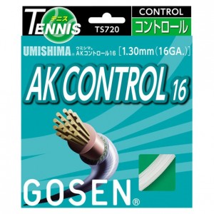 ゴーセン GOSENウミシマ AKコントロール16 ホワイト 20Pテニス硬式 ガット(TS720W20P)