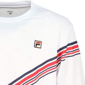 FILA(フィラ)ロングスリーブシャツテニス 長袖Ｔシャツ(vm5708-01)