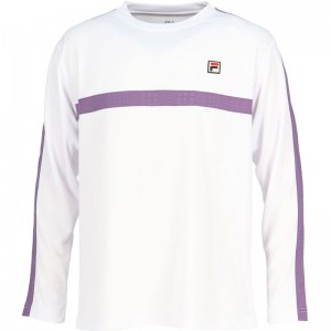 FILA(フィラ)ロングスリーブシャツテニス 長袖Ｔシャツ(vm5709-01)