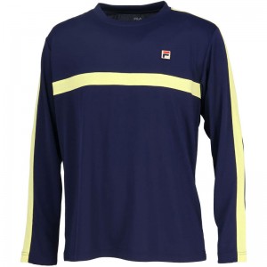 FILA(フィラ)ロングスリーブシャツテニス 長袖Ｔシャツ(vm5709-20)