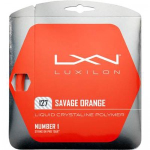 WILSON(ウィルソン)SAVAGE ORANGE 127 オレンジ硬式テニスストリングス硬式テニスストリングスWRZ994510