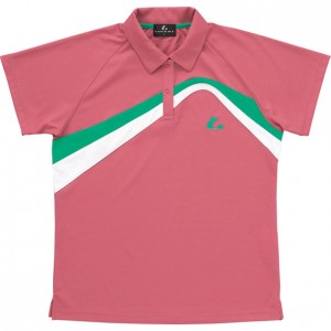 ルーセント LUCENTLadies ゲームシャツ(コーラルピンク)テニスゲームシャツ レディース(XLP4613)