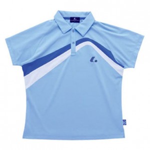 ルーセント LUCENTLadies ゲームシャツ(ライトブルー)テニスゲームシャツ(XLP4617)
