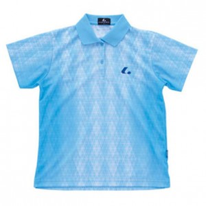 ルーセント LUCENTLadies ゲームシャツ(パステルブルー)テニスゲームシャツ レディース(XLP4647)