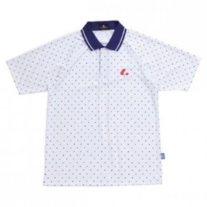 ルーセント LUCENTUni ゲームシャツ(ホワイト)テニスゲームシャツ(XLP7950)