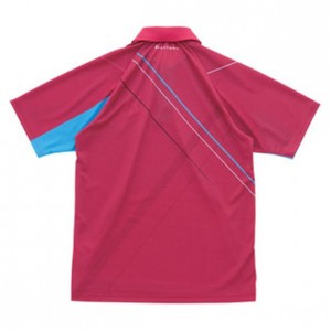 ルーセント LUCENTUni ゲームシャツ(レッド)テニスゲームシャツ(XLP8071)