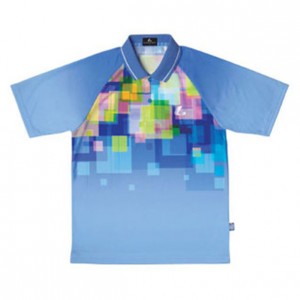 ルーセント LUCENTUni ゲームシャツ(ライトブルー)テニスゲームシャツ(XLP8127)