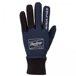 ローリングス Rawlings ストレッチニットグローブ 野球 防寒 手袋 24AW(EAC14F05)