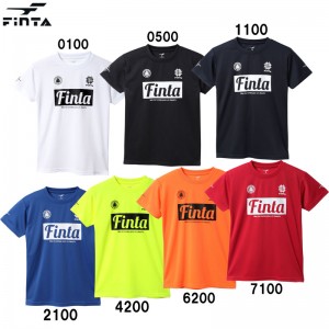 フィンタ FINTA JR プラクティスTシャツ ジュニア サッカー フットサル ウェア プラシャツ 22SS (FT8755)