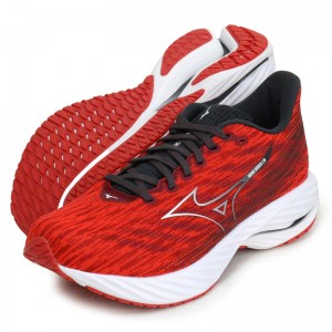 ミズノ MIZUNO ウエーブライダー28 SW ユニセックス ランニングシューズ 陸上 スーパーワイド 24AW (J1GC240407)