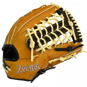 ジームス Zeems 限定 軟式グラブ 三方親 外野手用 Zeems型ロゴ 野球 軟式 グローブ グラブ 一般  24AW(KG-24ZGBN-ZEEMS-SI)