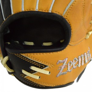 ジームス Zeems 限定 軟式グラブ 三方親 内野手用 Zeems型ロゴ 野球 軟式 グローブ グラブ 一般  24AW(KG-24ZSBN-ZEEMS-SI)