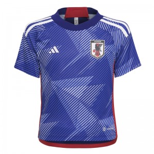 アディダス adidasサッカー日本代表2022 ホーム ミニキット  / JAPAN HOME MINI KIT日本代表 キッズ ウェア プラシャツ22FW（KO427-HC6300）