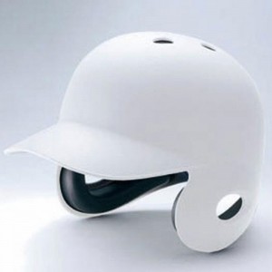 ミズノ MIZUNO硬式用ヘルメット(両耳付打者用/つや消しタイプ)野球 ヘルメットプロテクター 硬式用(1DJHH116)
