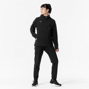 ミズノ MIZUNOストレッチ/防風 テックシールドジャケットフーディ ウィメンズトレーニング ウィンドブレーカー トップス(32MCA860)