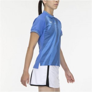 ミズノ MIZUNOドライエアロフローキープライトゲームシャツ(ラケットスポーツ)(レディース)テニス/ソフトテニス ウエア ゲームウエア(62JA2200)