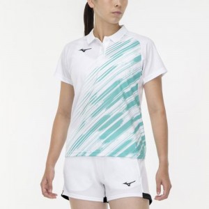 ミズノ MIZUNOゲームシャツ レディース テニス/ソフトテニス ウエア ゲームウエア(62JA2203)