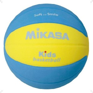 ミカサ mikasaキッズバスケットボール5号EVA黄 青バレー11FW mikasa(SB5YBL)
