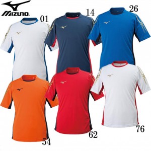 ミズノ MIZUNOフィールドシャツ (メンズ)フットボール サッカー ウェア プラクティスシャツ18SS (P2MA8300)