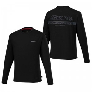 ミズノ MIZUNO (モレリア) バックプリントTシャツ 長袖  (ユニセックス) サッカー ウェア 長袖シャツ 24FW(P2MAB556)