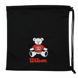 ウィルソン WILSON ウイルソンベア グラブ袋 野球 シューズ袋 巾着 袋 マルチ袋 プレゼント 24AW (WB57454)