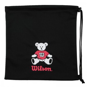 ウィルソン WILSON ウイルソンベア グラブ袋 野球 シューズ袋 巾着 袋 マルチ袋 プレゼント 24AW (WB57454)