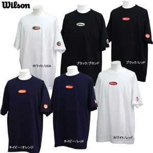 ウィルソン WILSON ショートスリーブ Ｔシャツ 半袖 野球 ウェア ベースボールシャツ 22SS(WB60294-030507111517)