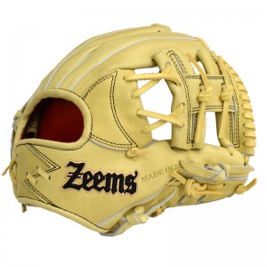 ジームス Zeems 硬式グラブ ユースモデル 内野手用 ZEEMS型ロゴ グラブ袋付 野球 硬式 グラブ グローブ ユース 中学 22AW(ZY-20C-ZEEMS)