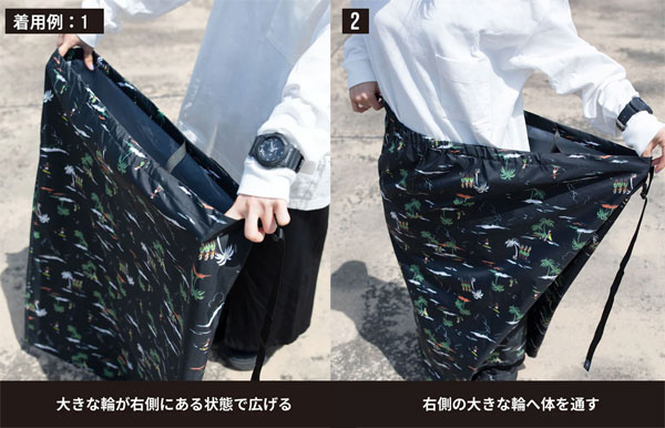 KiU キウ ウォータープルーフ ロンジースカート WP LONGYI SKIRT